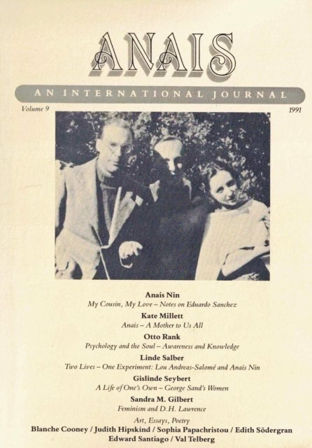 Gunther Stuhlmann - ANAIS: An International Journal, Vol. 9, E-bok