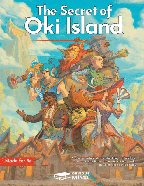 Obvious Mimic - Secret of Oki Island: A 5e Solo Adventure, E-bok