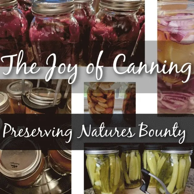 Joy of Canning. Preserving Natures Bounty