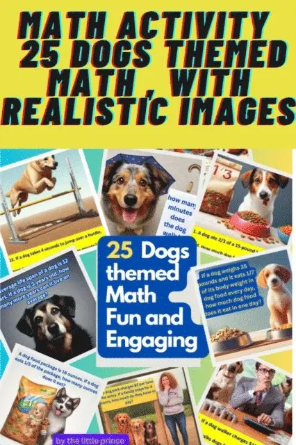 The Little Prince, Ashraf abd EL Rehim - Math Activity | 25 Dogs themed math , with realistic images, E-bok. Tillgänglighet: Lägg i varukorg