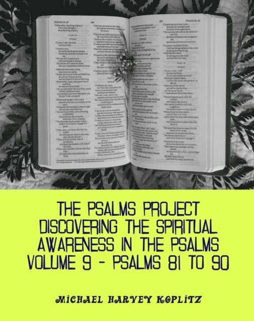 Michael Harvey Koplitz - Psalms Project Volume Nine - Discovering the Spiritual World through the Psalms - Psalm 81-90, E-bok
