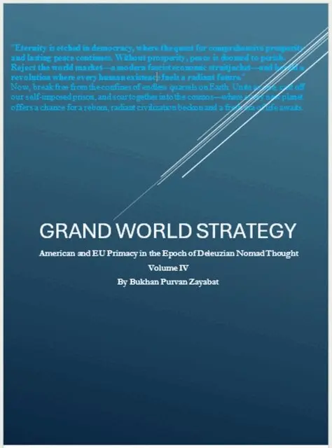Bukhan Purvan Zayabat - Grand World Strategy: American and EU Primacy in Epoch of Nomad Thought, E-bok. Tillgänglighet: Lägg i varukorg