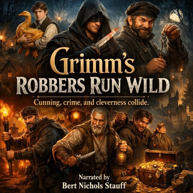 Jacob and Wilhelm Grimm - Grimm's Robbers Run Wild!, Ljudbok