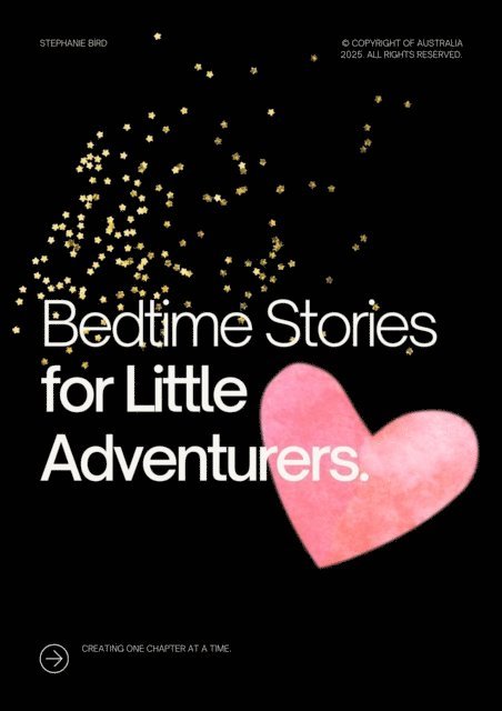 STEPHANIE BIRD - Bedtime Stories for Little Adventurers., E-bok