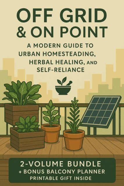 Lila Rosewood - Off Grid and on point: A Modern Guide to Urban Homesteading, Herbal Healing, and Self-Reliance, E-bok. Tillgänglighet: Lägg i varukorg