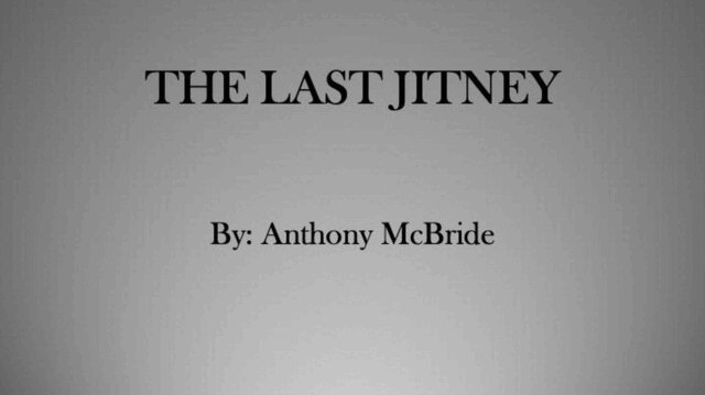 Anthony McBride - Last Jitney, E-bok