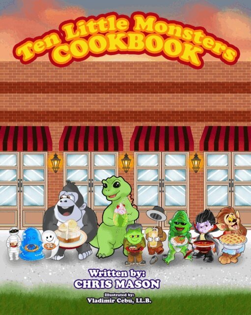Chris Mason - Ten Little Monsters Cookbook, E-bok