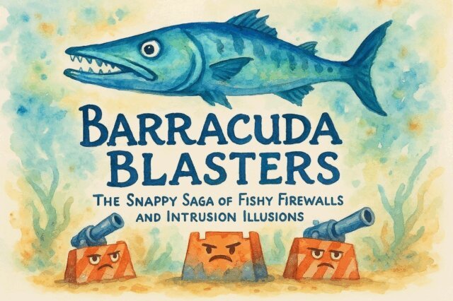 Scott Markham - Barracuda Blasters: The Snappy Saga of Fishy Firewalls and Intrusion Illusions, E-bok