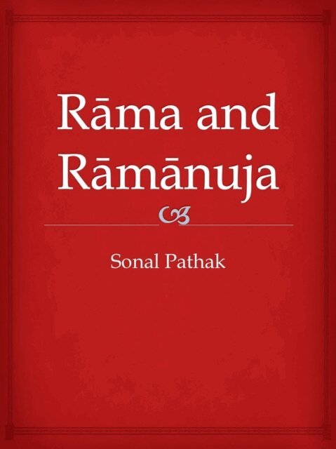 Sonal Pathak - Rama and Ramanuja, E-bok