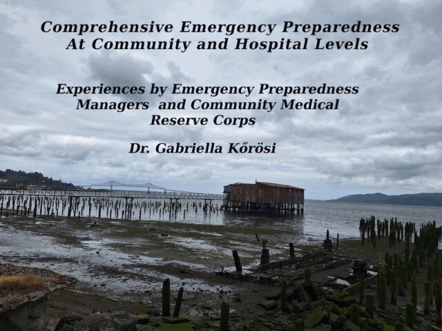 Dr. Gabriella Korosi - Comprehensive Emergency Preparedness At Community and Hospital Levels    Experiences by Emergency Preparedness Managers  and Community Medical Reserve Corps, E-bok