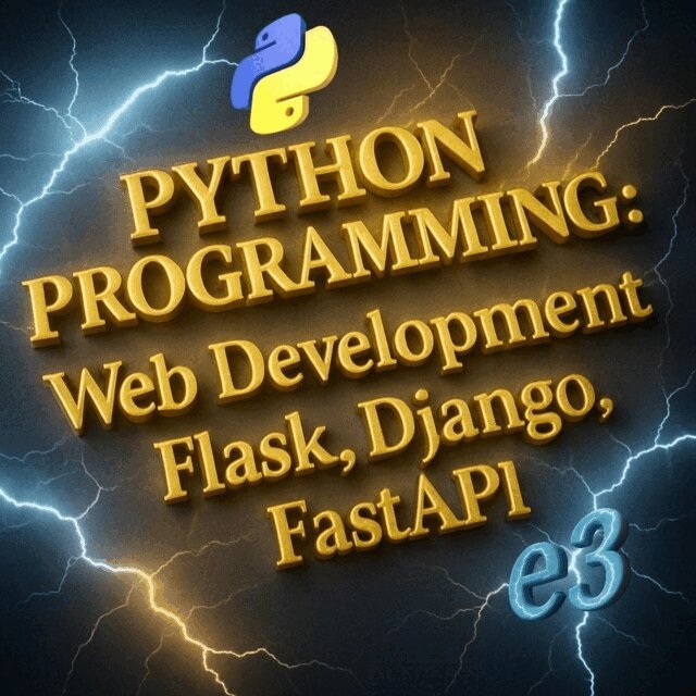 e3 - Python Programming : Web Development, Flask, Django, FastAPI, E-bok