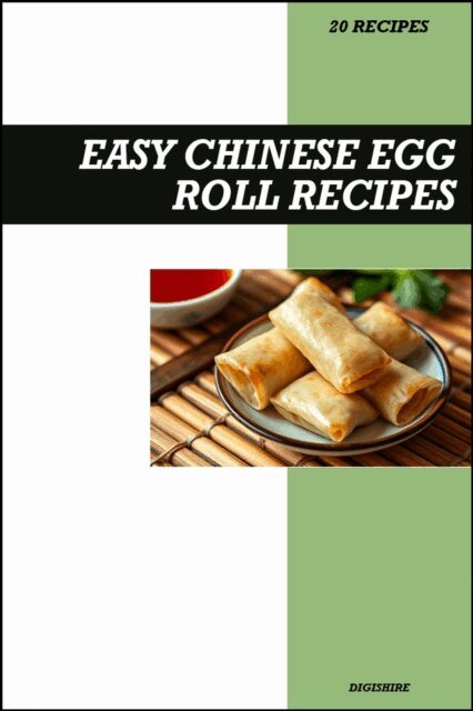 Digishire - Easy Chinese Egg Roll Cookbook: Crispy Homemade Asian Appetizer Recipes for Delicious Takeout Style Egg Rolls, E-bok