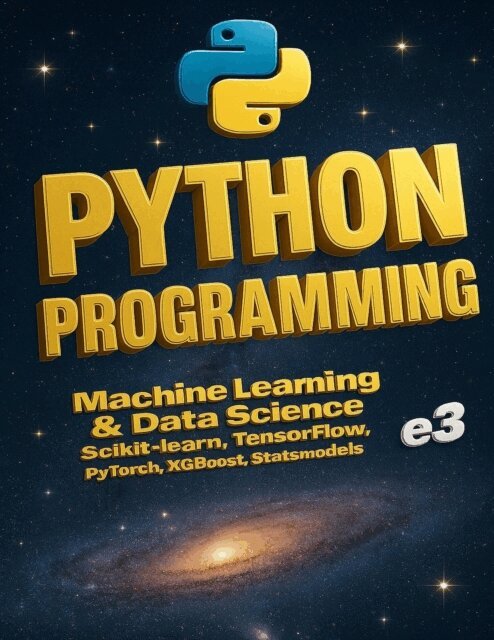 e3 - Python Programming : Machine Learning & Data Science, Scikit-learn, TensorFlow, PyTorch, XGBoost, Statsmodels, E-bok