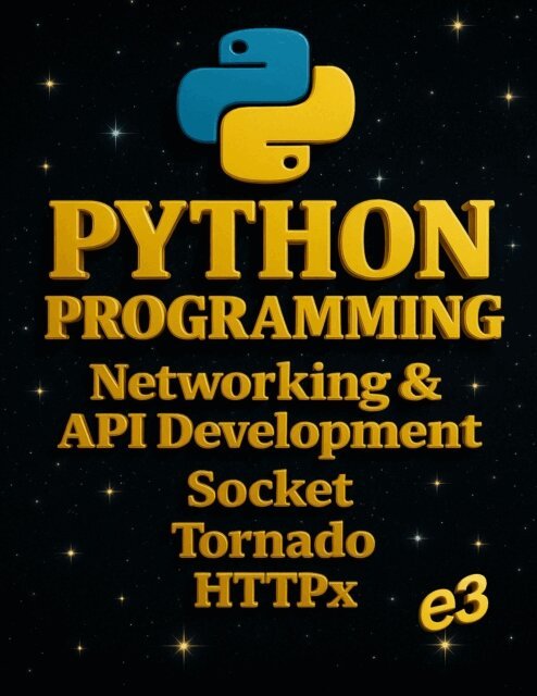 e3 - Python Programming :  Networking & API Development, Socket,  Tornado,  HTTPx, E-bok
