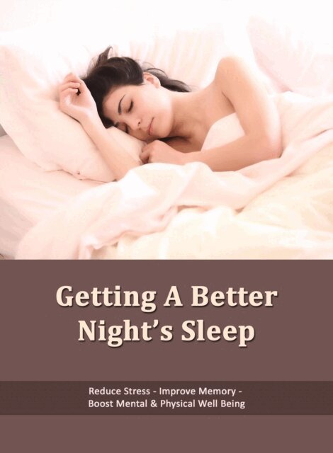 Patrick Wright - Getting A Better Night's Sleep, E-bok