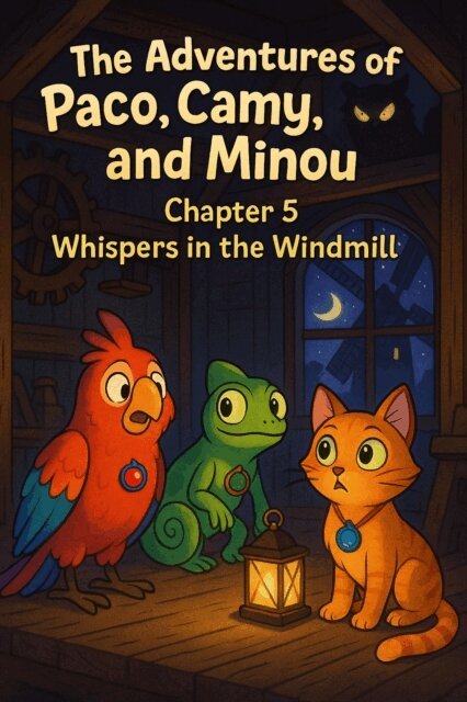 Johannes - adventures of Paco, Camy and Minou; Wispers in the windmill, E-bok