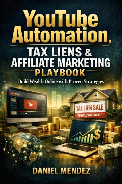 Daniel Mendez - YouTube Automation Tax Liens Affiliate Playbook, E-bok
