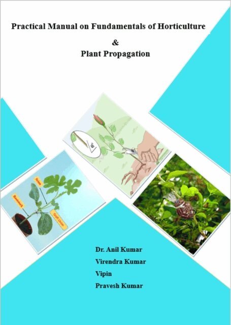 Pravesh Kumar, Vipin, Virendra Kumar ., Dr. Anil Kumar - Practical Manual on Fundamentals of Horticulture & Plant Propagation, E-bok