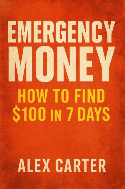 Alex Carter - Emergency Money: How to Find $100 in 7 Days, E-bok