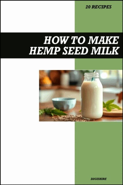 Digishire - How to Make Hemp Seed Milk Recipe Book: Fresh Homemade Vegan Recipes for Protein-Packed, Dairy-Free, and Nutrient-Rich Drinks, E-bok