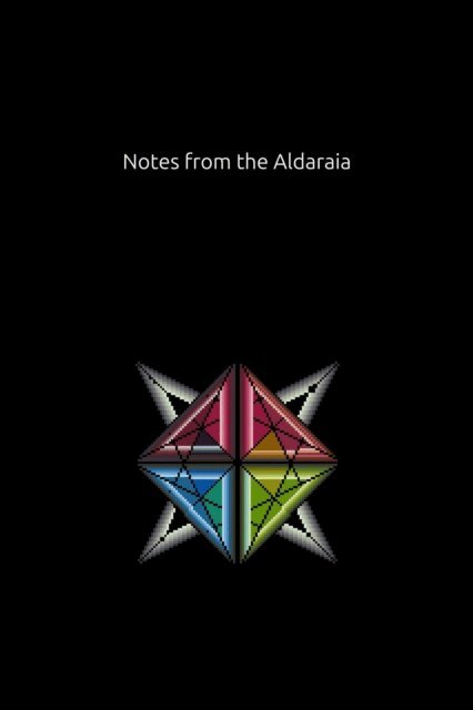 M. Carter - Notes from the Aldaraia, E-bok