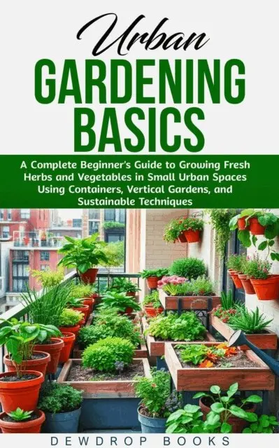 Dewdrop Books - Urban Gardening Basics: A Complete Beginner's Guide to Growing Fresh Herbs and Vegetables in Small Urban Spaces Using Containers, Vertical Gardens, and Sustainable Techniques, E-bok. Tillgänglighet: Lägg i varukorg