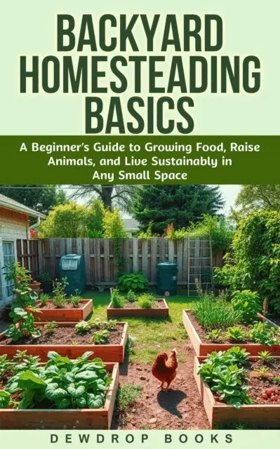 Dewdrop Books - Backyard Homesteading Basics: A Beginner's Guide to Growing Food, Raise Animals, and Live Sustainably in Any Small Space, E-bok. Tillgänglighet: Lägg i varukorg