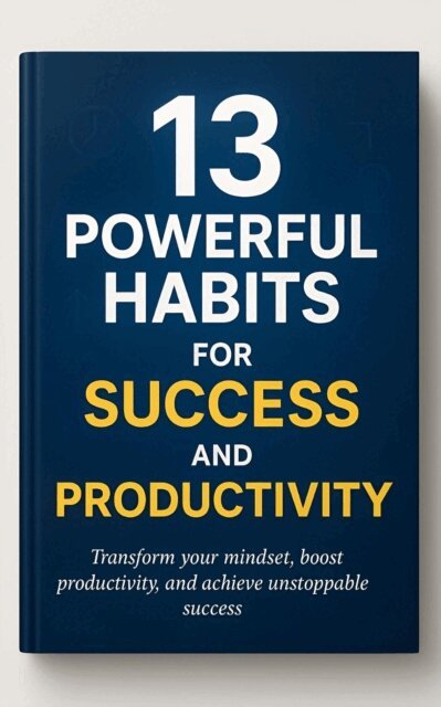 Rajesh K., Rajesh Kahar - 13 Powerful Habits for Success and Productivity, E-bok