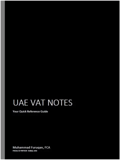 Muhammad Furqan - UAE VAT Notes, E-bok. Tillgänglighet: Lägg i varukorg