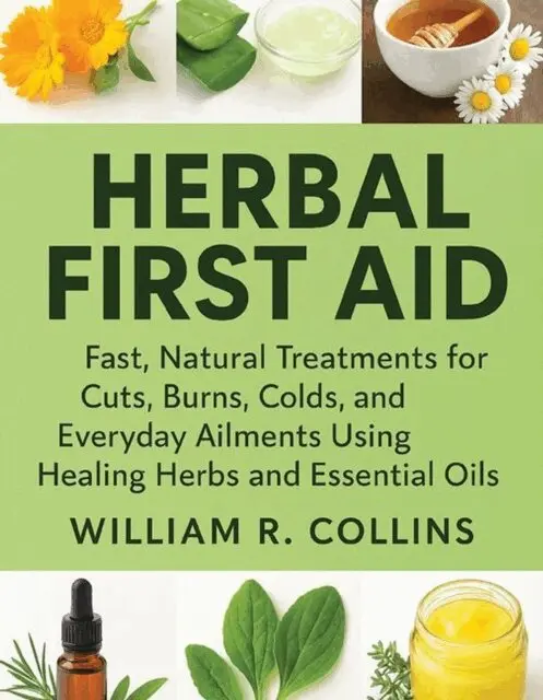 Herbal First Aid: Fast, Natural Treatments for Cuts, Burns, Colds, and Everyday Ailments Using Healing Herbs and Essential Oils