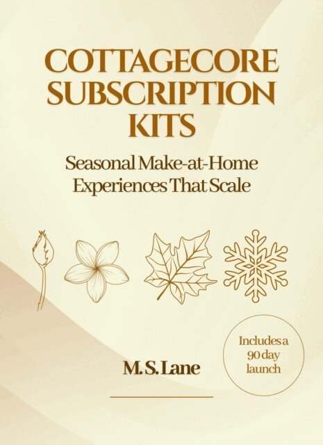 M. S. Lane - Cottagecore Subscription Kits: Seasonal Make at Home Experiences That Scale, E-bok