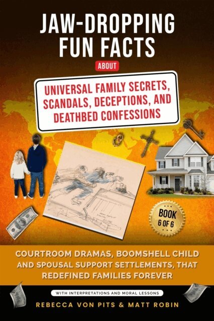 Rebecca Von Pits - Jaw-Dropping Fun Facts About Universal Family Secrets, Scandals, Deceptions, and Deathbed Confessions - Courtroom Dramas, Child and Spousal Support Settlements, that Redefined Families Forever, E-bok