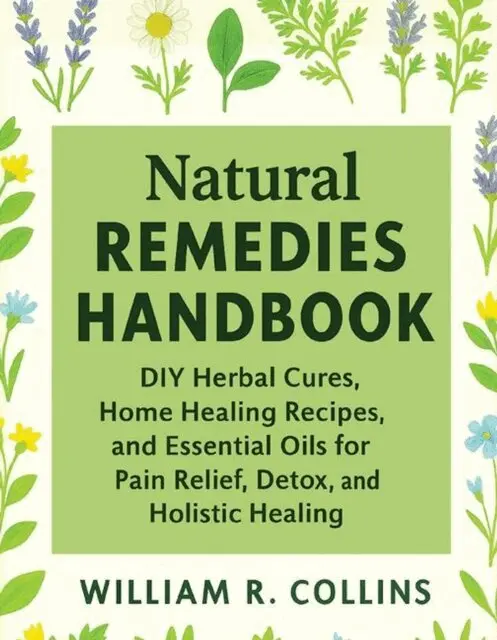 William R. Collins - Natural Remedies Handbook: DIY Herbal Cures, Home Healing Recipes, and Essential Oils for Pain Relief, Detox, and Holistic Healing, E-bok. Tillgänglighet: Lägg i varukorg