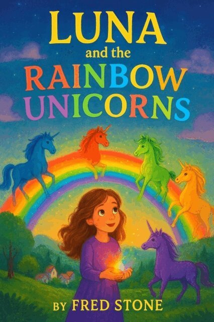 Fred Stone - Luna And The Rainbow Unicorns, E-bok
