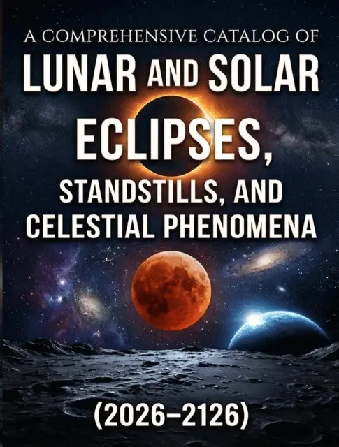 Ez PUB - Comprehensive Catalog of Lunar and Solar Eclipses, Standstills, and Celestial Phenomena (2026-2126), E-bok. Tillgänglighet: Lägg i varukorg