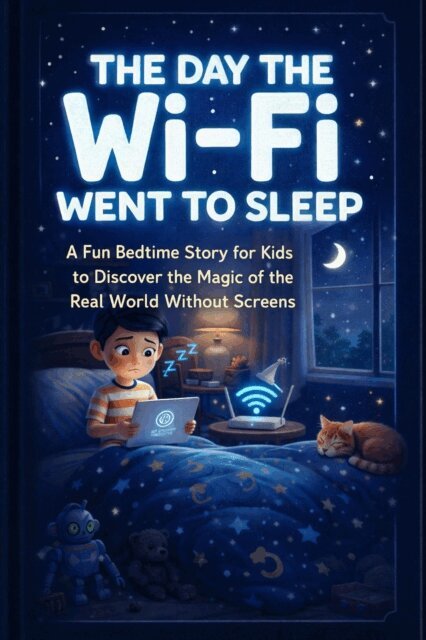 shubham jain - Day the Wi-Fi Went to Sleep A Fun Bedtime Story for Kids to Discover the Magic of the Real World Without Screens, E-bok