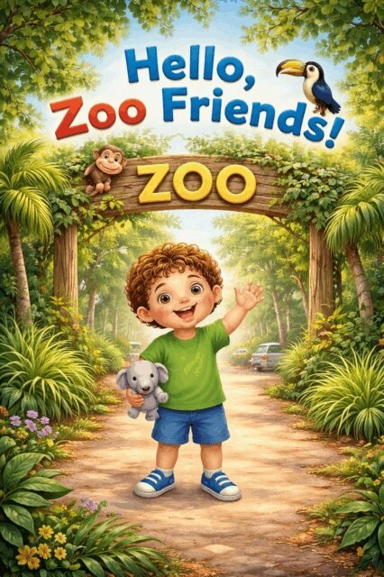 Ilonka Quiroz - Hello, Zoo Friends!, E-bok
