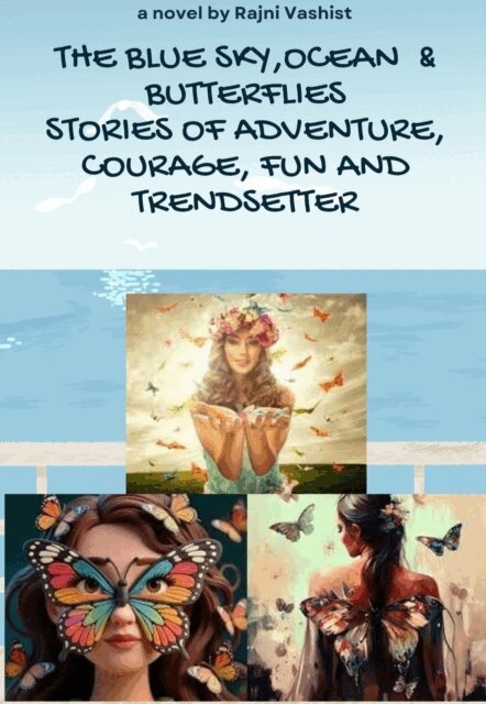 Rajni vashist, Goldfinch - Blue Sky, Ocean and Butterflies, E-bok