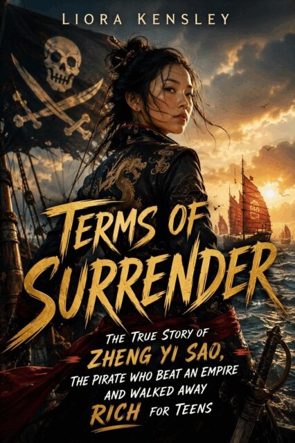 Liora Kensley - Terms of Surrender: The True Story of Zheng Yi Sao, the Pirate Who Beat an Empire and Walked Away Rich For Teens, E-bok