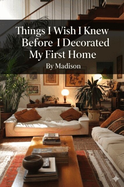 Madison - Things I Wish I Knew Before I Decorated My First Home, E-bok