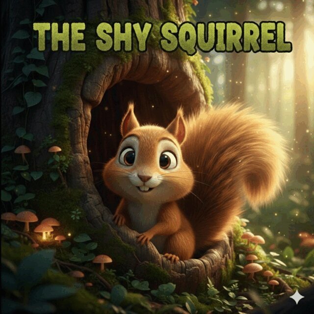 shubham jain - Shy Squirrel A Heartwarming Children's Story About Bravery, Friendship, and Finding Your Voice, E-bok