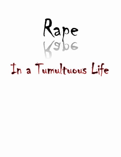Alison Williams - Rape - in a Tumultuous Life, E-bok