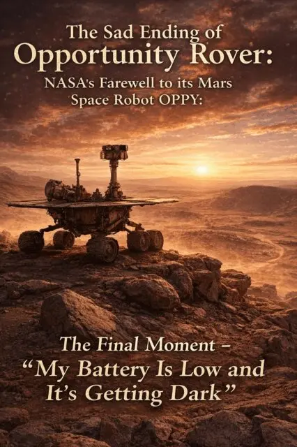 Karuna - Sad Ending of Opportunity Rover: NASA's Farewell to its Mars Space Robot OPPY: The Final Moment - &quote;My Battery Is Low and It's Getting Dark&quote;, E-bok. Tillgänglighet: Lägg i varukorg