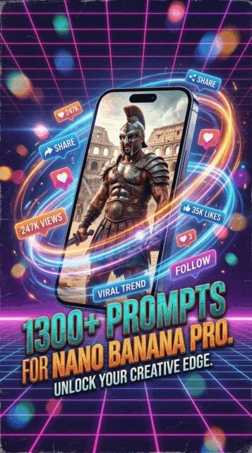 Elena Paige - 1,300+ Prompts for Nano Banana Pro, E-bok