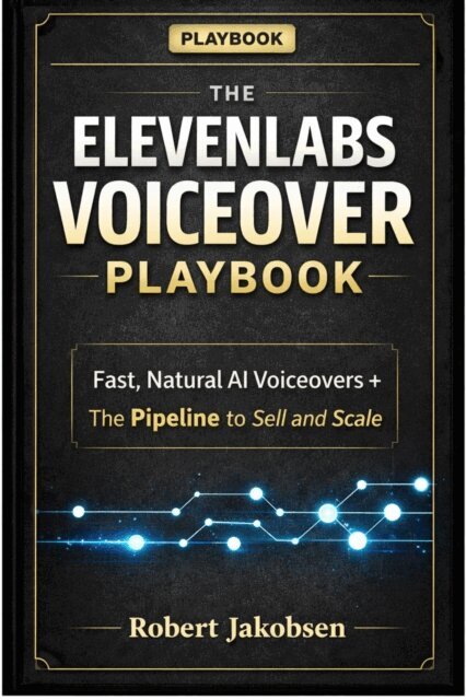 Robert Jakobsen - ElevenLabs Voiceover Playbook Fast, Natural AI Voiceovers, Plus the Production Pipeline to Sell and Scale, E-bok
