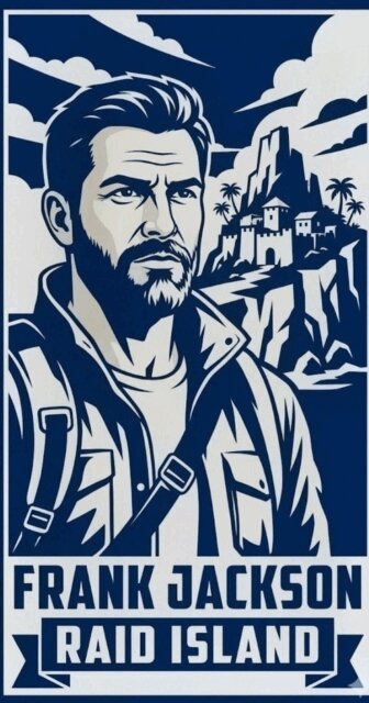 Frank Jackson - Raid Island, E-bok