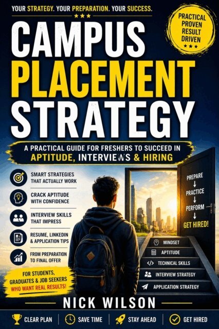 Nick Wilson - Campus Placement Strategy: A Practical Guide for Freshers to Succeed in Aptitude, Interviews & Hiring, E-bok