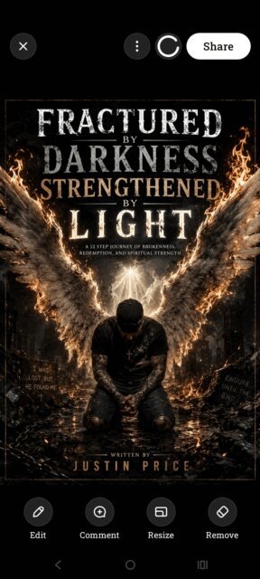 Justin Price - Fractured by darkness strengthened  by light, E-bok. Tillgänglighet: Lägg i varukorg