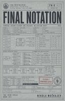 Nikola Muckajev - Final Notation, Häftad. Tillgänglighet: Lägg i varukorg