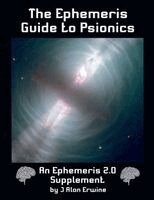 J Alan Erwine - Ephemeris Guide to Psionics, Häftad